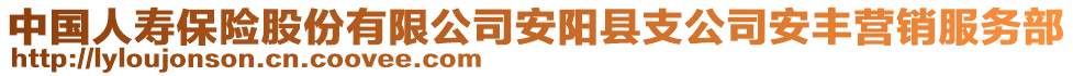 中國人壽保險股份有限公司安陽縣支公司安豐營銷服務(wù)部