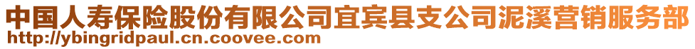 中國人壽保險股份有限公司宜賓縣支公司泥溪營銷服務(wù)部