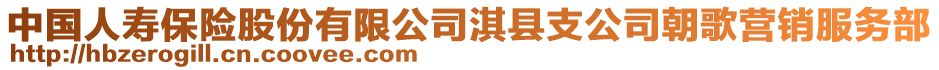 中國(guó)人壽保險(xiǎn)股份有限公司淇縣支公司朝歌營(yíng)銷服務(wù)部