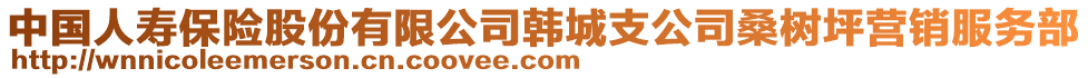 中國(guó)人壽保險(xiǎn)股份有限公司韓城支公司桑樹坪營(yíng)銷服務(wù)部