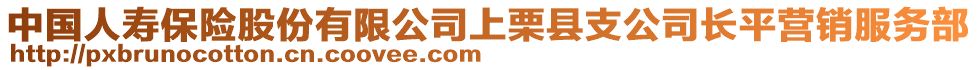 中國(guó)人壽保險(xiǎn)股份有限公司上栗縣支公司長(zhǎng)平營(yíng)銷服務(wù)部