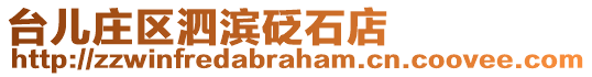 台儿庄区泗滨砭石店