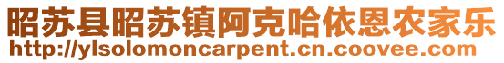 昭蘇縣昭蘇鎮(zhèn)阿克哈依恩農(nóng)家樂