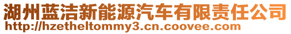 湖州藍潔新能源汽車有限責任公司