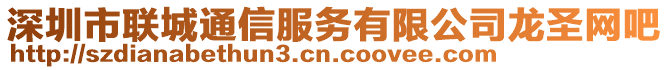 深圳市聯城通信服務有限公司龍圣網吧