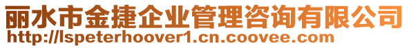 麗水市金捷企業(yè)管理咨詢有限公司