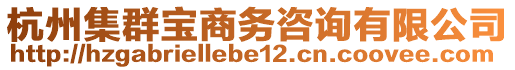 杭州集群寶商務(wù)咨詢有限公司