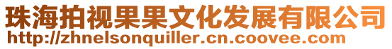 珠海拍視果果文化發(fā)展有限公司
