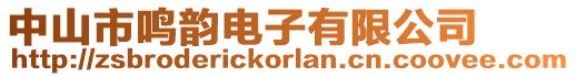 中山市鳴韻電子有限公司