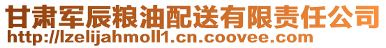 甘肅軍辰糧油配送有限責(zé)任公司