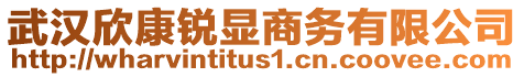 武漢欣康銳顯商務(wù)有限公司