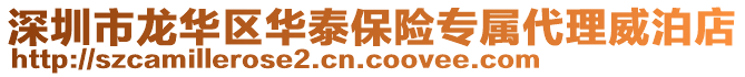 深圳市龍華區(qū)華泰保險專屬代理威泊店