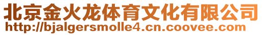 北京金火龍體育文化有限公司