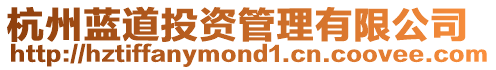 杭州藍(lán)道投資管理有限公司