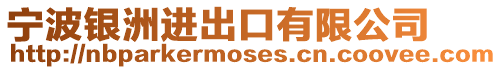 寧波銀洲進出口有限公司