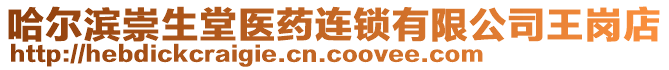 哈爾濱崇生堂醫藥連鎖有限公司王崗店