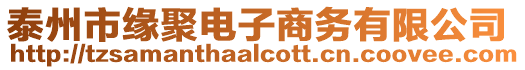 泰州市緣聚電子商務(wù)有限公司