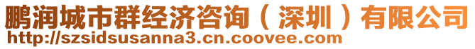 鵬潤城市群經(jīng)濟(jì)咨詢（深圳）有限公司