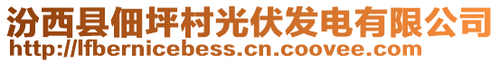 汾西縣佃坪村光伏發(fā)電有限公司