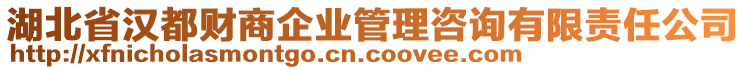 湖北省漢都財商企業(yè)管理咨詢有限責(zé)任公司