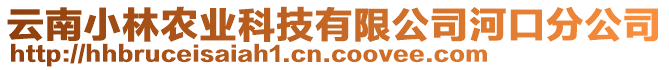 云南小林農(nóng)業(yè)科技有限公司河口分公司