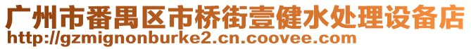 廣州市番禺區(qū)市橋街壹健水處理設(shè)備店