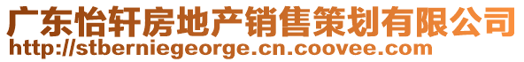 廣東怡軒房地產(chǎn)銷售策劃有限公司