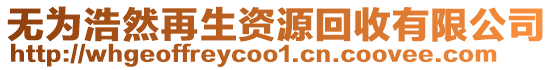 無為浩然再生資源回收有限公司