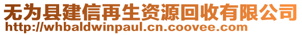 無為縣建信再生資源回收有限公司