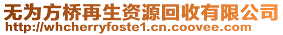 無為方橋再生資源回收有限公司