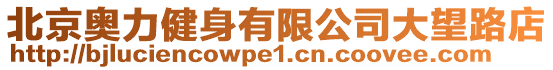 北京奧力健身有限公司大望路店