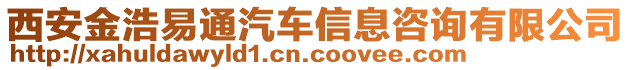 西安金浩易通汽車信息咨詢有限公司