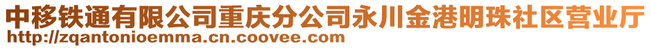 中移鐵通有限公司重慶分公司永川金港明珠社區(qū)營業(yè)廳
