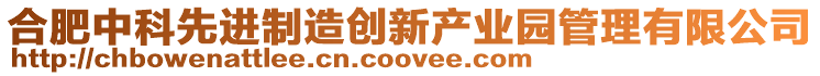 合肥中科先進(jìn)制造創(chuàng)新產(chǎn)業(yè)園管理有限公司