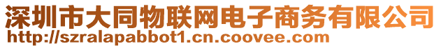 深圳市大同物聯(lián)網(wǎng)電子商務(wù)有限公司