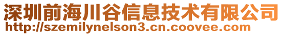 深圳前海川谷信息技術有限公司