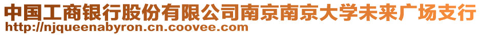 中國(guó)工商銀行股份有限公司南京南京大學(xué)未來(lái)廣場(chǎng)支行