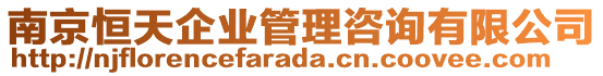 南京恒天企業管理咨詢有限公司