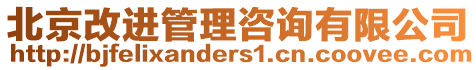 北京改進管理咨詢有限公司