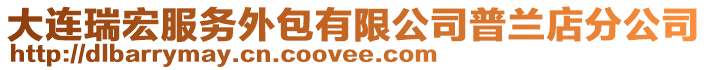 大連瑞宏服務(wù)外包有限公司普蘭店分公司