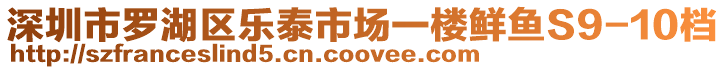 深圳市羅湖區(qū)樂泰市場一樓鮮魚S9-10檔