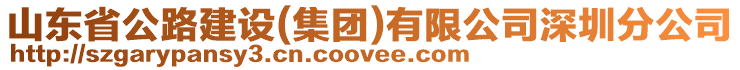 山東省公路建設(集團)有限公司深圳分公司