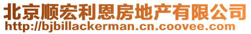 北京順宏利恩房地產有限公司