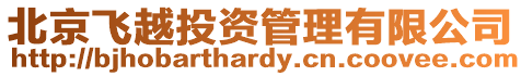 北京飛越投資管理有限公司