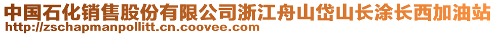 中國石化銷售股份有限公司浙江舟山岱山長涂長西加油站