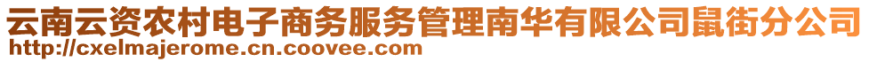 云南云資農(nóng)村電子商務(wù)服務(wù)管理南華有限公司鼠街分公司