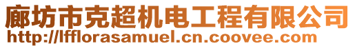 廊坊市克超機(jī)電工程有限公司