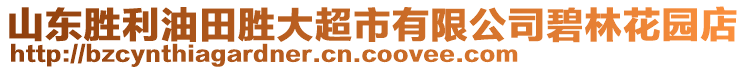 山東勝利油田勝大超市有限公司碧林花園店