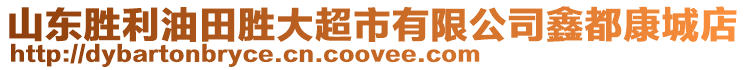 山東勝利油田勝大超市有限公司鑫都康城店