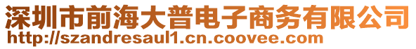 深圳市前海大普電子商務(wù)有限公司